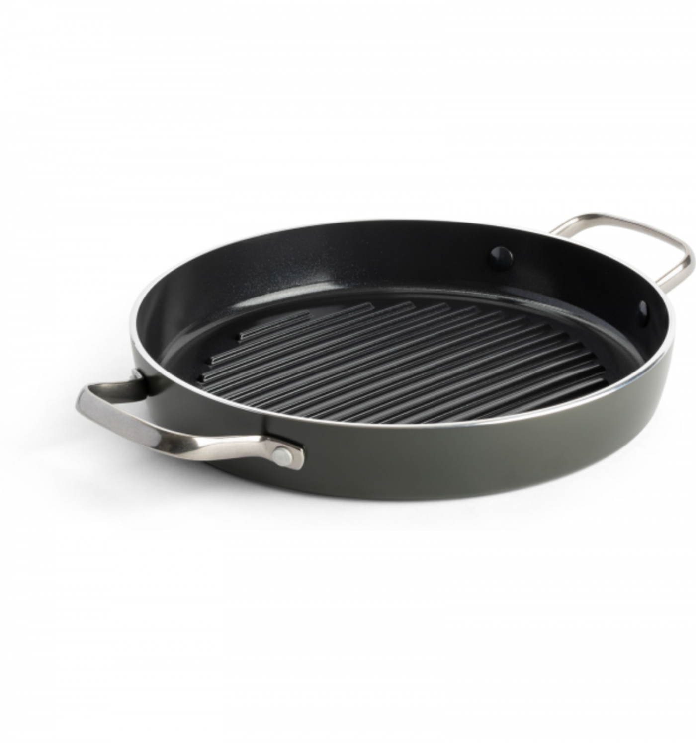 halfgeleider zelfstandig naamwoord Wrak Dagelijkse kost grillpan grill pan 28cm rond keramisch - Kookwinkel Moonen
